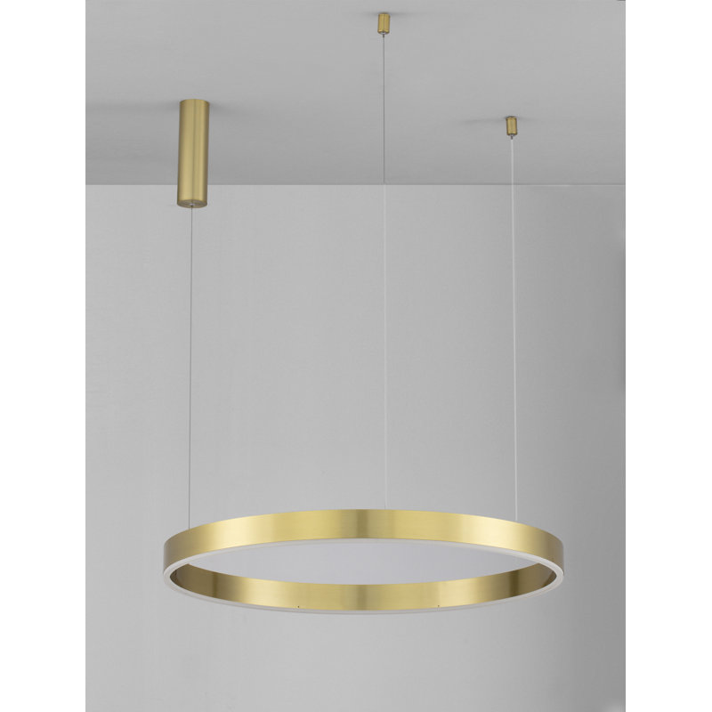 MOTIF 1 - Light LED Pendant, Brass Gold