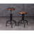 Passarella Swivel Adjustable Height Counter Stool with Metal Frame