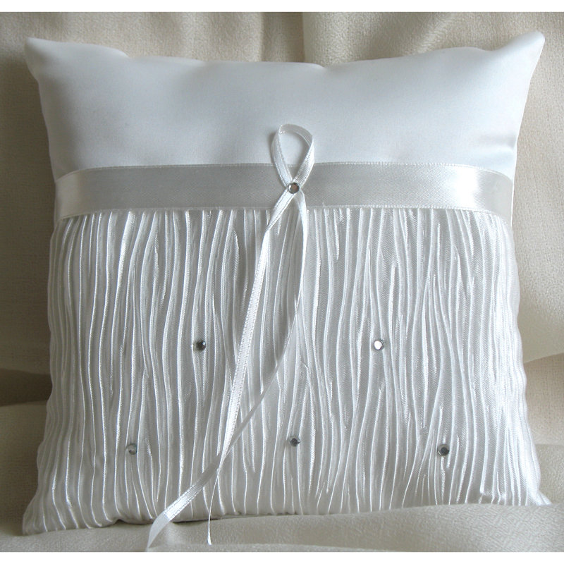 Coussin de porte de bambou à plis irréguliers, Ivoire