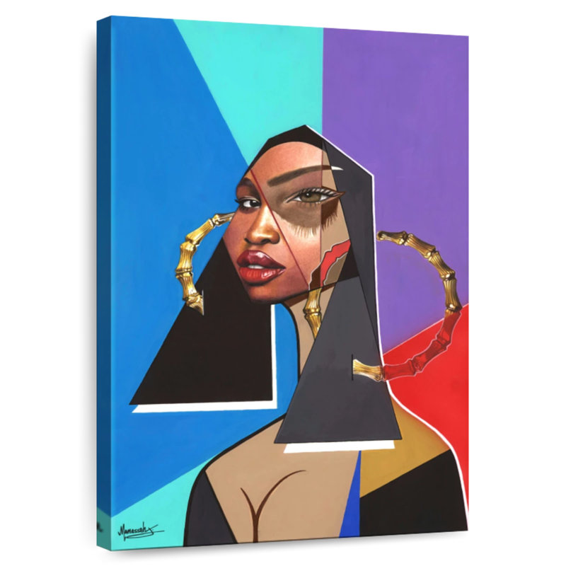 Leisha Black Mona Lisa, 30" H x 20" W