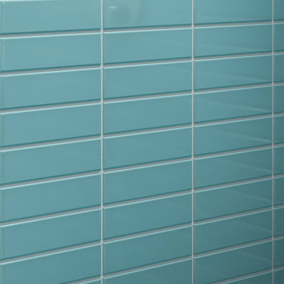 2 in. x 8 in. Glass Subway Tile