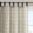 50x84" Plaid Tab Top Curtain Panel with Fleece Lining