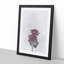 Two Pink Roses in Abstract - Picture Frame Graphic Art Print-55777618-55777620