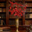 Paquet de 7 fleurs artificielles prune de 245 pouces à haute simulation de fleurs de soie, de branches d'arbres et de feuillage pour bricolage couronne de mariage, bouquet de table, centres de table, décoration de fête