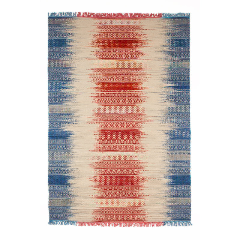 Chiu Geometric Wool Hand Woven Area Rug, Rectangle 200 x 290cm