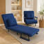 Canapé-lit pliant 46 po 5-en-1, causeuse convertible 5-en-1, dossier réglable à 5 positions avec canapé-lit pliant, canapé-lit peu encombrant pour le salon, la chambre à coucher et le bureau-57222532
