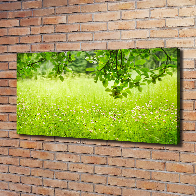 Green Meadow - Wrapped Canvas Print
