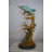 Bronze Dolphin medium with Turtles Fountain Bronze Statue -  Size: 24"L x 34"W x 36"H.
