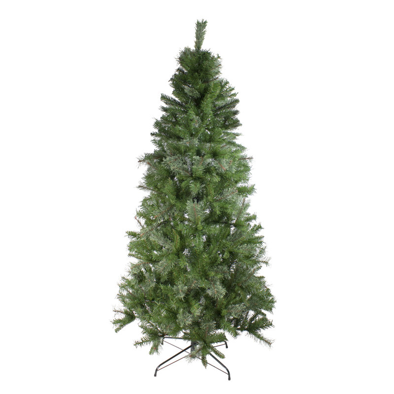 Arbre de Noël artificiel pin moyen 6,5 pi en mélange de cachemire - non éclairé