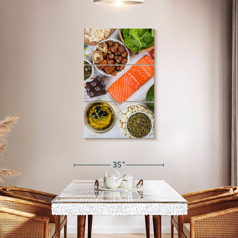 Yarlin Food For The Heart, 65" H x 42" W
