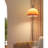 Gradient Glass Globe Tall Floor Light Fixture