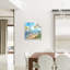 Scrambled Palm Trees IV Framed Painting Canvas