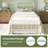 Vintage Style Metal Platform Bed Frame With Arch-Design Headboard And Footboard-145540698-145540711