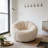 Adult Bean Bag Chair, Floral-Shaped Bean Bag Sofa, Ultra-Soft Faux Fur