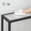 Karmakar 100cm Glass Top Console Table-1089053386