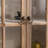 White + Burlywood Solid Wood Display Cases