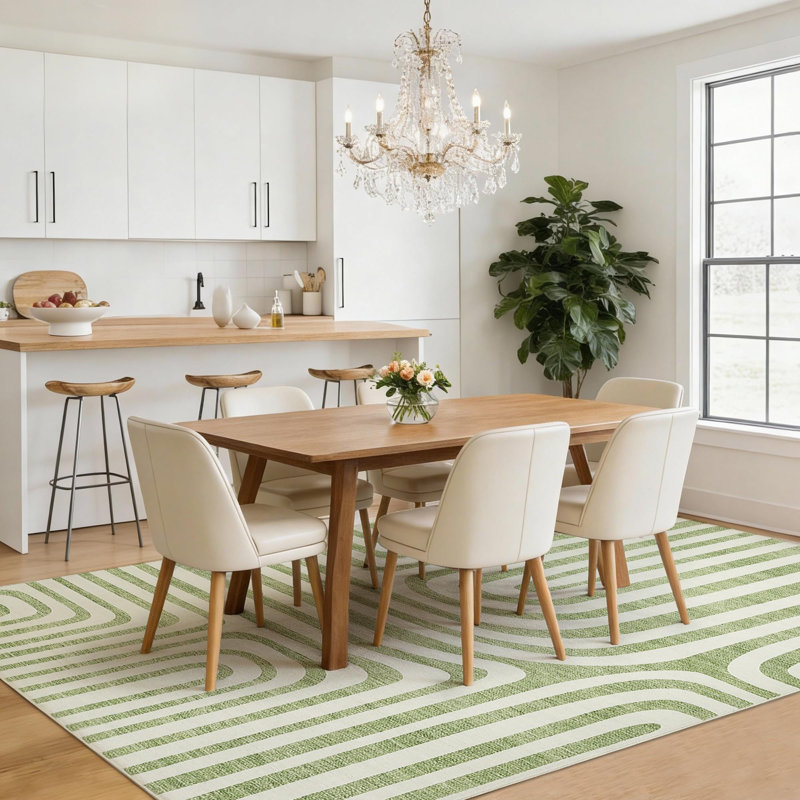 Area Rugs, Abstract Modern Washable Rugs, Non-Slip Low-Pile Soft Floor Carpet for Bedroom, Living Room, Dining Room