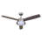Good Housekeeping's Barnlight 52" Ceiling Fan with 3 Reversible Blades & Remote Control-390928745-390928746
