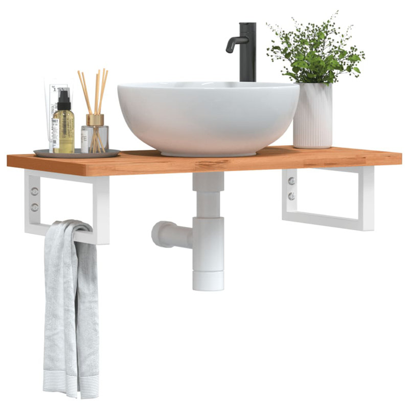Accent Shelf, 2.5" H x 80" W x 40" D, White