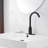Automatic Sensor Touchless Single Hole Bathroom Sink Faucet Deck Mount With Temperature Mixing Valve In Matte Black