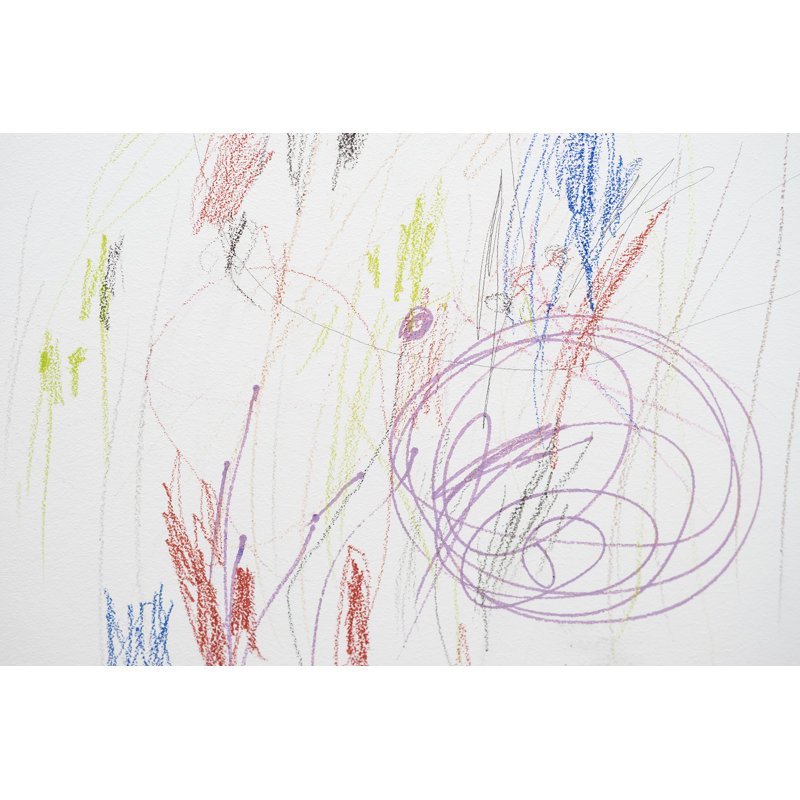 " Child Scribble On The Wall ", 32" H x 48" W  