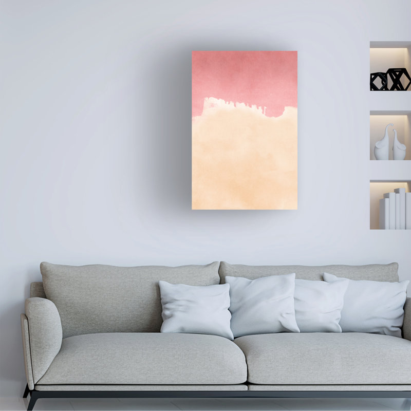 Art sur toile Amini54 PEACHY, H 19 po x l 12 po