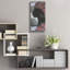  «Timeless Elegance 6» par Coco Good, art mural en verre acrylique, 12 po x 24 po