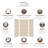 SaraMar 48'' W 36'' D 96'' H Glue Up Solid Surface Wall-42040204-124488997