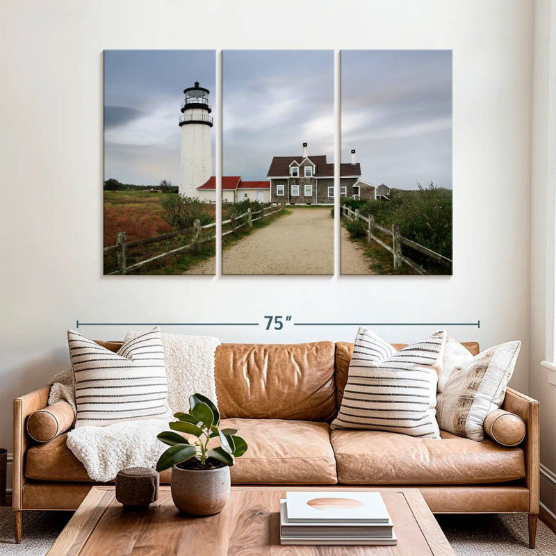 Lilie Highland Lighthouse, 42" H x 65" W