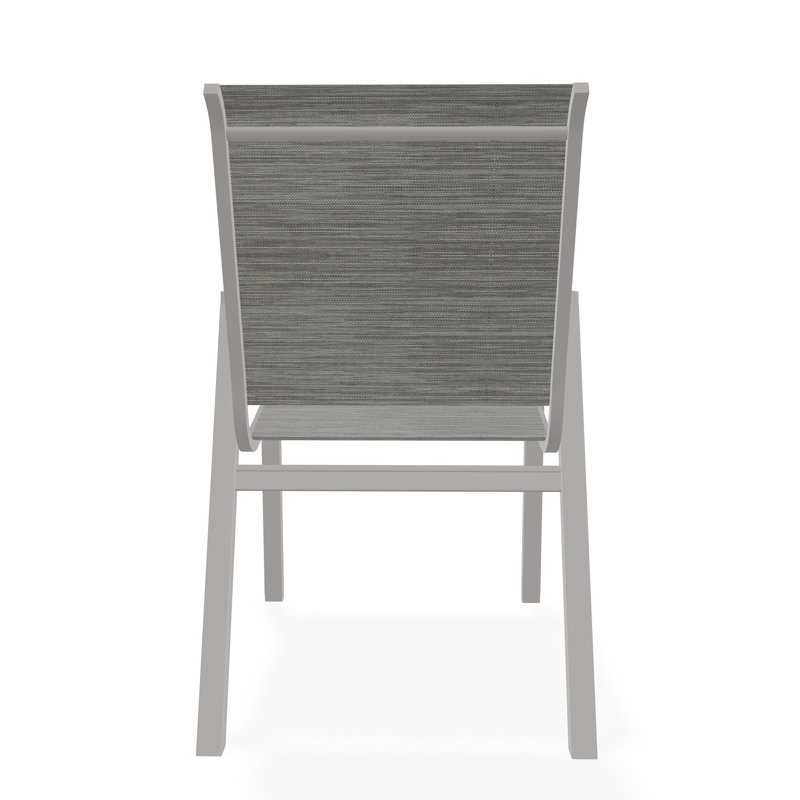 Bazza Outdoor Dining Chair, Sicily, Warm Gray