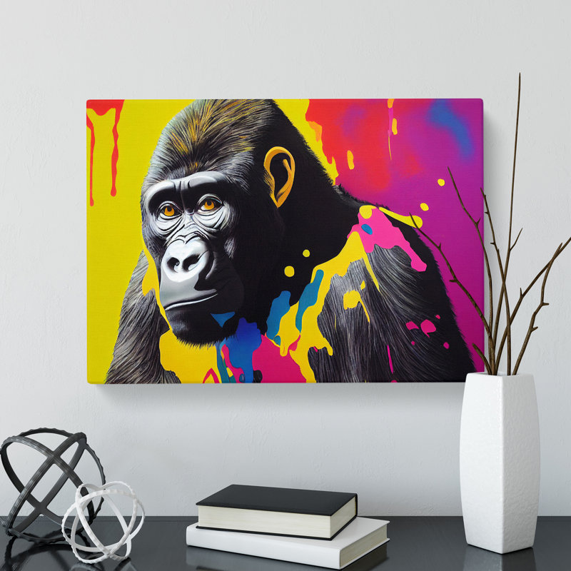 Gorilla Splash Vol.1 Abstract - Wrapped Canvas, 40cm H x 60cm W x 3cm D