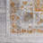 Indhira Ornate Medallion Persian Orange/Cream Rug-520812093