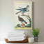 Toile tendue avec châssis de qualité supérieure Pastel Birds III - prête à être accrochée-816003372