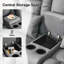 Causeuse manuelle inclinable avec console centrale, rangement et porte-gobelets-271894966