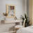 Rectangle Wall Decorative Mirror Waterproof Bathroom Accent Mirror For Farmhouse-1063183220