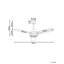 95cm Ceiling Fan with LED Lights