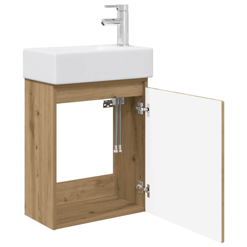 455 mm Bathroom Vanity, Artisan Oak