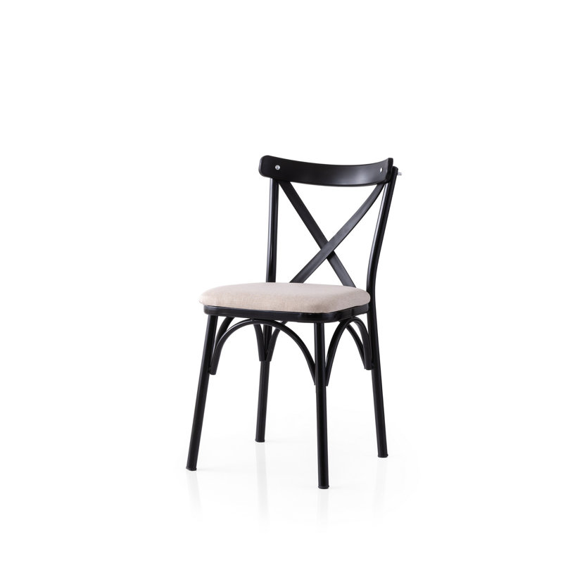 Ensemble de chaises (2 pièces), Crème, crème