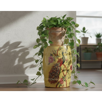 Ceramic Accent Stool
