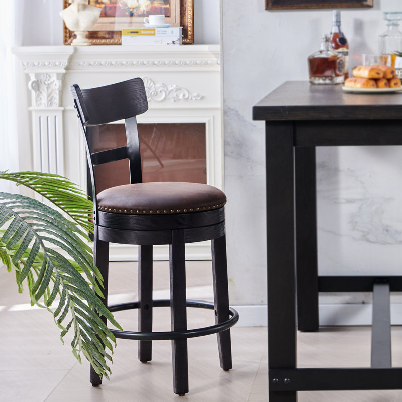 Tabouret de comptoir pivotant 24 po