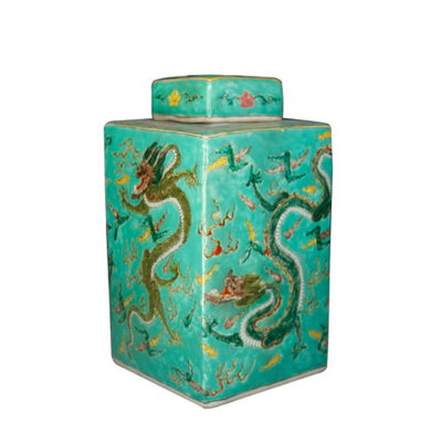 McAdoo Handmade Porcelain China Ginger Jar