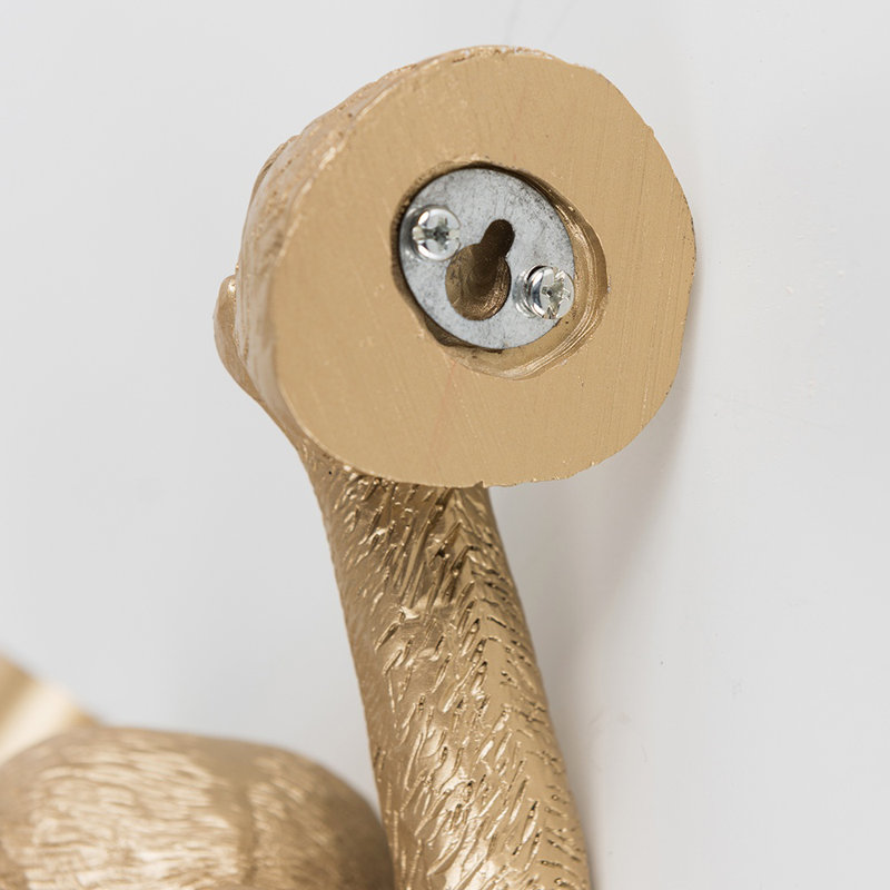 Dukinfield Plastic Plug-in Wallchiere, Gold