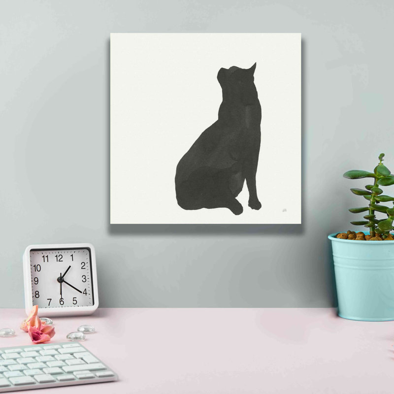 «Black Cat II» par Chris Paschke, H 12 po x l 12 po x P 0,75 po