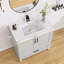 Meuble-lavabo autoportant en bois massif 36 po Allantra