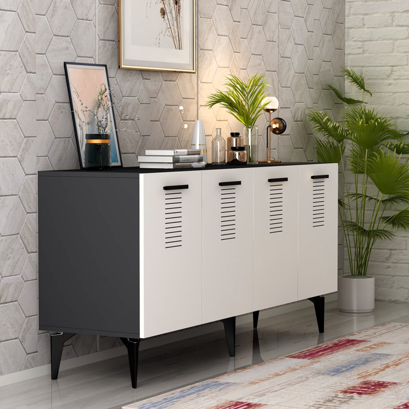 Jarrod 150cm Console Table, Grey/White