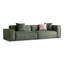 Coussin modulaire en polyester vert-1236106911