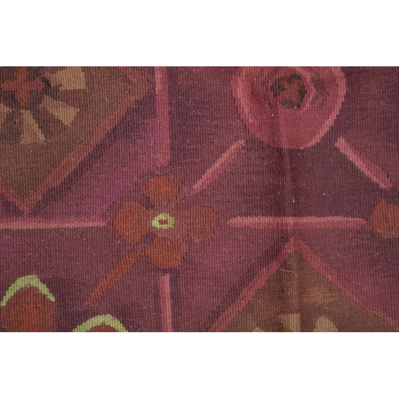 Capri One-of-a-Kind Hand-Knotted High-Quality Red/Purple Area Rug