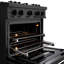ZLINE Autograph 30" Classic Dual Fuel Range w/ 4 Burners & Champagne Bronze Accents-502766463