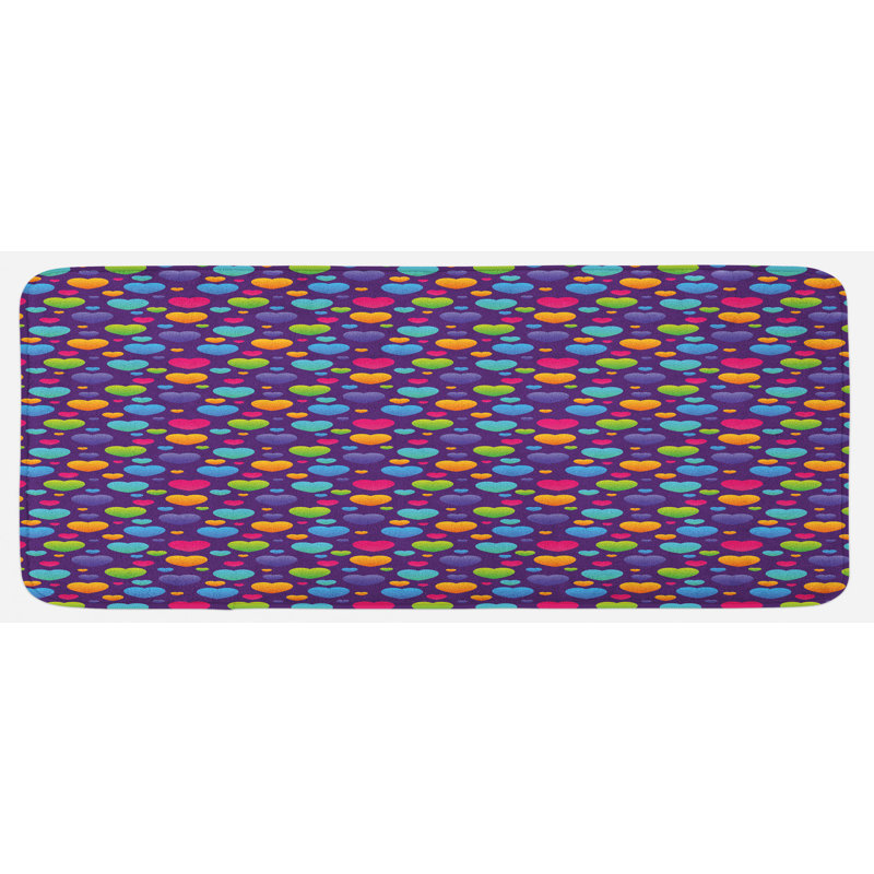 Tapis de cuisine Hearts