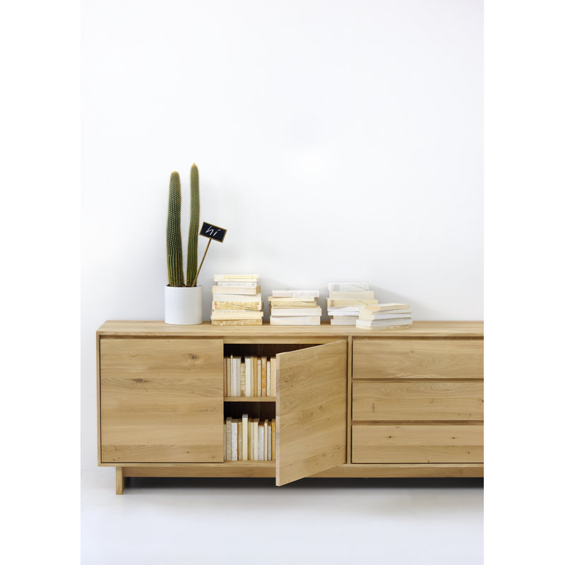 Wave 81'' W Solid Wood Sideboard